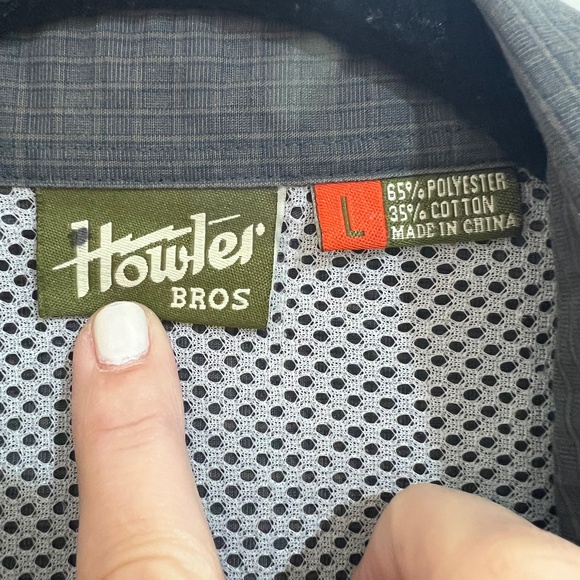 Howler Brothers Guayabera Size L - Picture 2 of 6